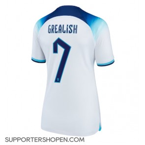 England Jack Grealish #7 Hemma Matchtröja Dam VM 2022 Kortärmad